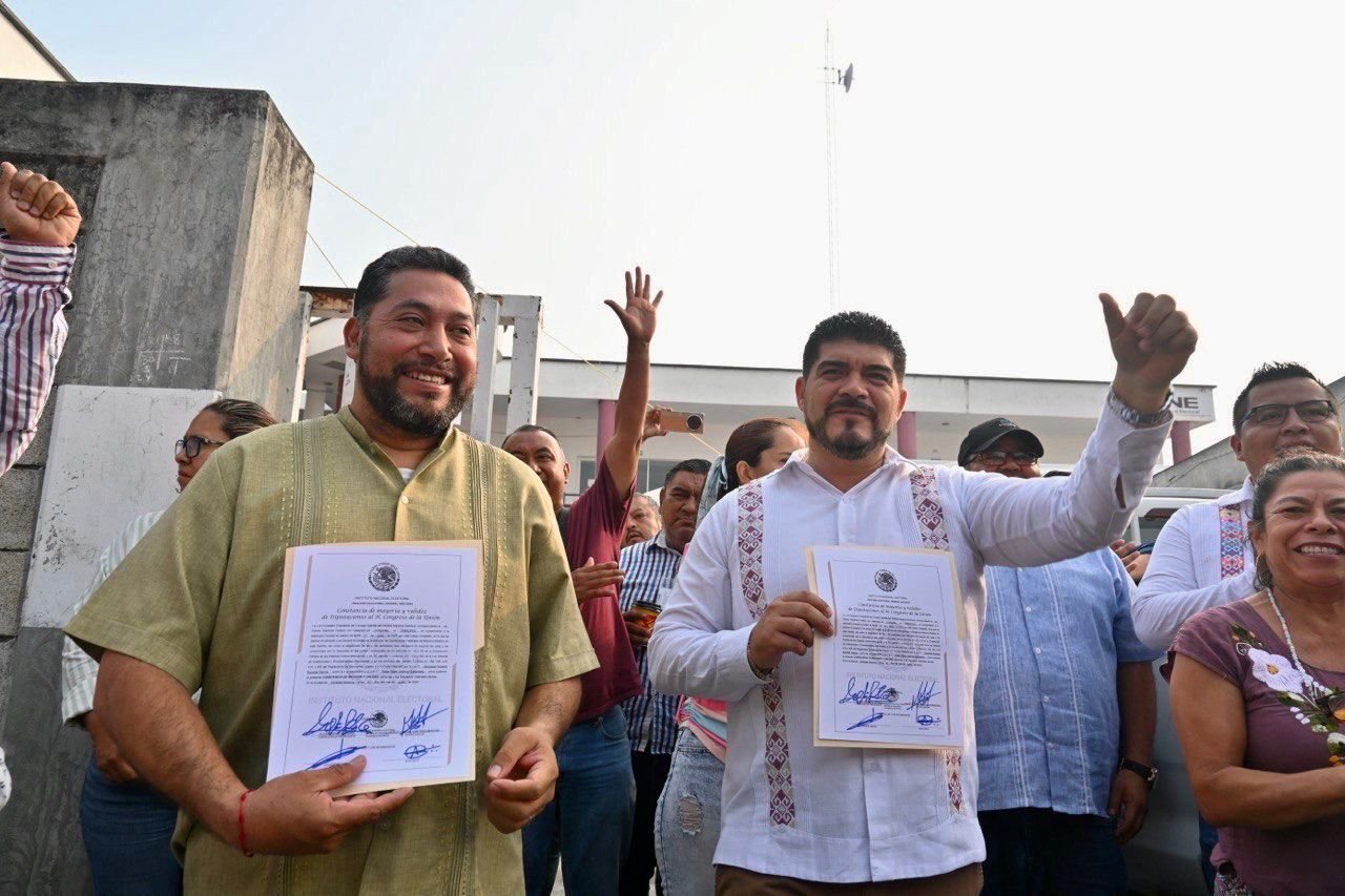 Zenyazen Escobar recibe constancia de mayoría y validez como diputado federal por el Distrito 16