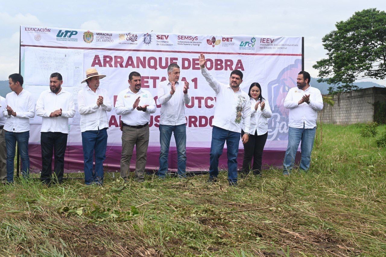 Zenyazen Escobar celebra el inicio de la extensión de la UTCV: una inversión de 18 millones de pesos que marca un nuevo rumbo para la educación en Veracruz